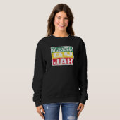 Sweatshirt Jah Bless Rasta Raggae Ragga Roots God Rasta (Devant entier)