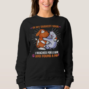Sweatshirt J'Ai Atteint Une Main Et J'Ai Trouvé Des Droits De