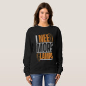 Sweatshirt J'Ai Besoin De Plus De Camps Carpenter (Devant entier)