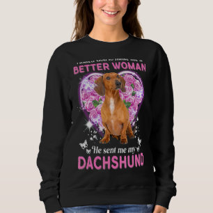 Sweatshirt J'Ai Demandé À Dieu De Me Faire Une Meilleure Femm