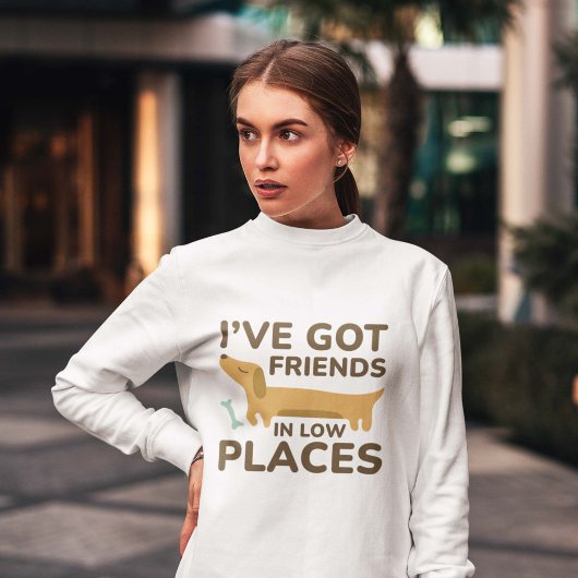 Sweatshirt J'ai des amis dans des endroits difficiles