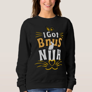 Sweatshirt J'ai des buns, Hun Lapin