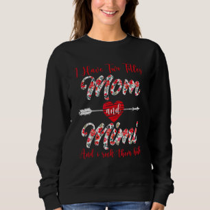Sweatshirt J'Ai Deux Titres Maman Et Mimi Fête Des Mères Flor