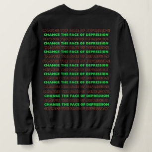 Sweatshirt J'ai la dépression _ Neon Green