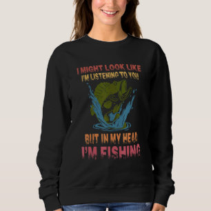 Sweatshirt J'Ai L'Air De Vous Écouter, Mais Dans Ma Tête
