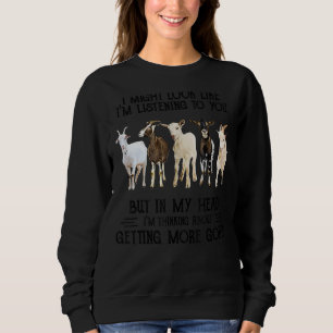 Sweatshirt J'ai l'air de vous écouter mais dans mon h