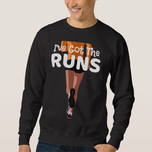 Sweatshirt J'Ai Les Runs Funny Runners Design Don Pour J (Devant)
