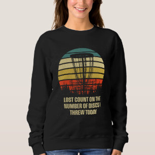 Sweatshirt J'ai perdu le compte des disques que j'ai lancés D
