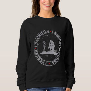Sweatshirt J'Ai Servi En Sacrifice Je Ne Regrette Rien - Anci