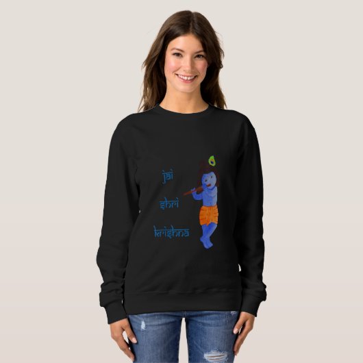 Sweatshirt Jai Shri Krishna (Devant entier)