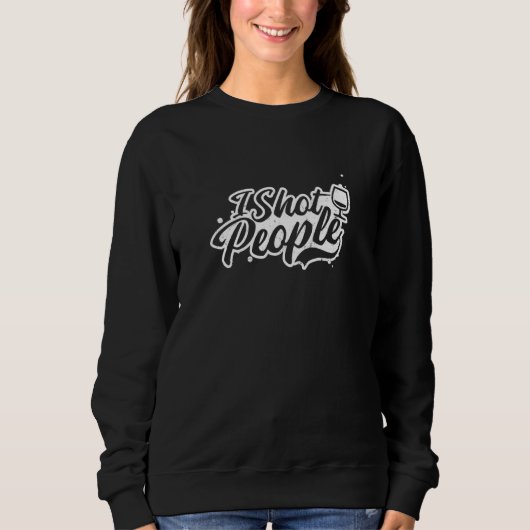 Sweatshirt J'Ai Tiré Des Gens En Train D'Attaquer 1 (Devant)