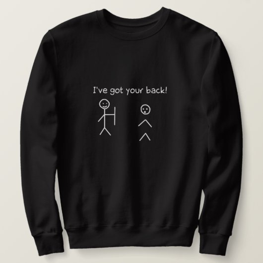 Sweatshirt J'ai ton dos (Design devant)