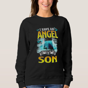 Sweatshirt J'Ai Un Ange Au Ciel Et Je L'Appelle Mon Fils Moi