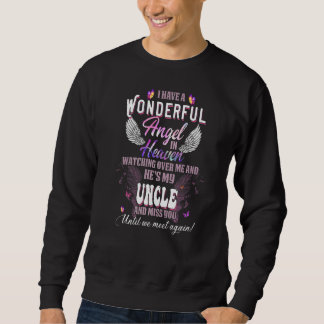 Sweatshirt J'Ai Un Ange Merveilleux Dans Le Ciel Qui Me Surve