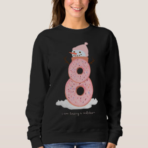 Sweatshirt J'ai un bonhomme de neige de beigne