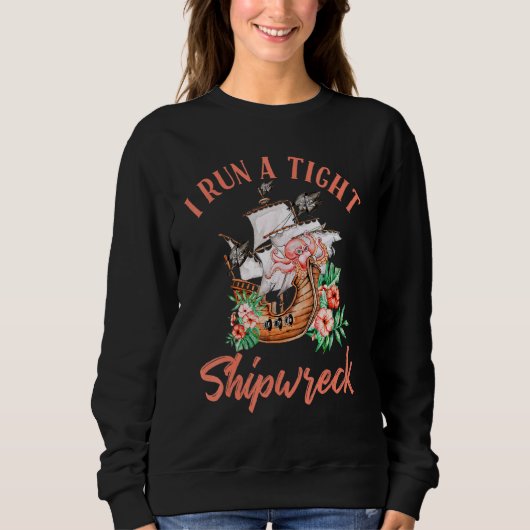 Sweatshirt J'Ai Une Épave Serrée. (Devant)