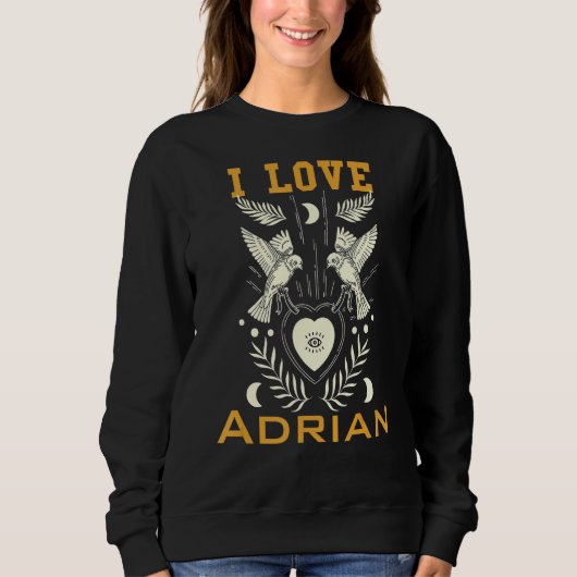 Sweatshirt J'aime Adrian (Devant)