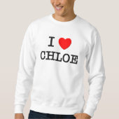 Sweatshirt J'aime Chloe (Devant)