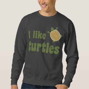 Sweatshirt J'aime des tortues