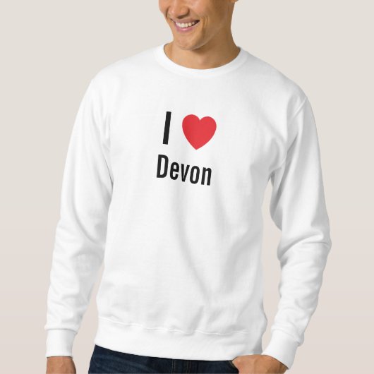 Sweatshirt J'aime Devon (Devant)