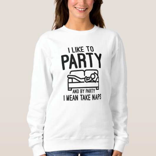 Sweatshirt J'Aime Faire La Fête (Devant)