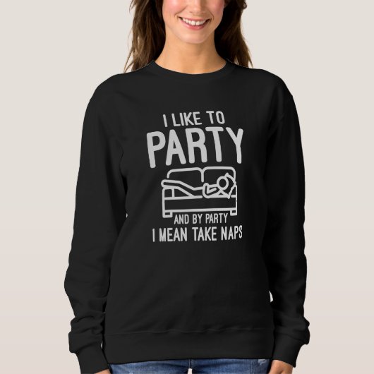 Sweatshirt J'Aime Faire La Fête (Devant)