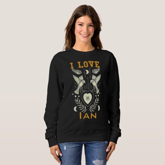 Sweatshirt J'aime Ian (Devant entier)