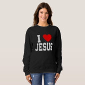 Sweatshirt J'aime Jésus (Devant entier)