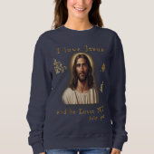 Sweatshirt J'aime Jésus (Devant)