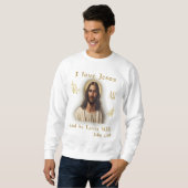 Sweatshirt J'aime Jésus (Devant entier)