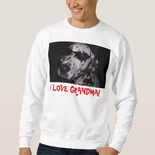 SWEATSHIRT J'AIME LA GRAND-MAMAN ! (Devant)