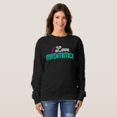 Sweatshirt J'aime la méditation Méditation (Devant entier)