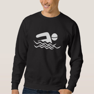 Sweatshirt J'aime la natation Fière nageuse Entraîneur de nat