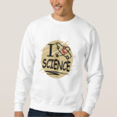 Sweatshirt J'aime la science (Devant)