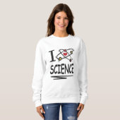Sweatshirt J'aime la science (Devant entier)