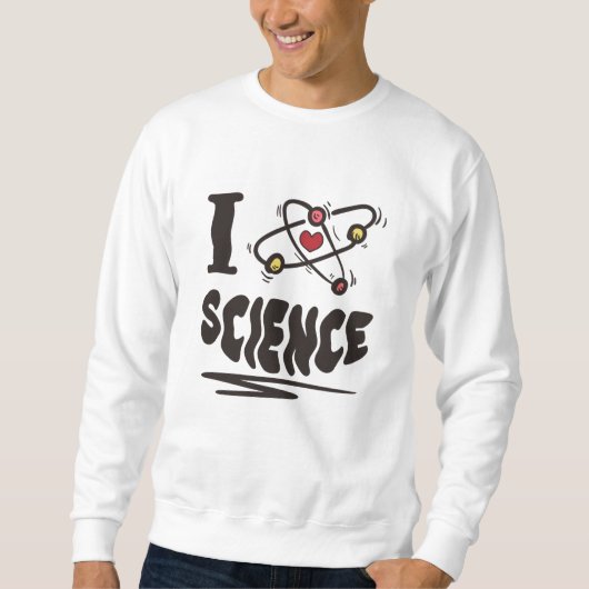 Sweatshirt J'aime la science (Devant)