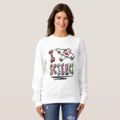 Sweatshirt J'aime la science (Devant entier)