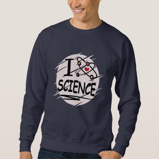 Sweatshirt J'aime la science (Devant)