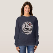Sweatshirt J'aime la science (Devant entier)