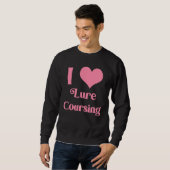 Sweatshirt J'Aime L'Attrape En Rose (Devant entier)