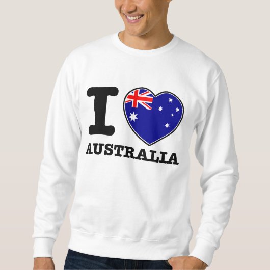 Sweatshirt J'aime l'Australie (Devant)