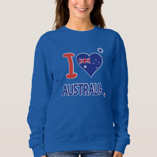 Sweatshirt J'AIME L'AUSTRALIE l'Australie jour le 26 janvier