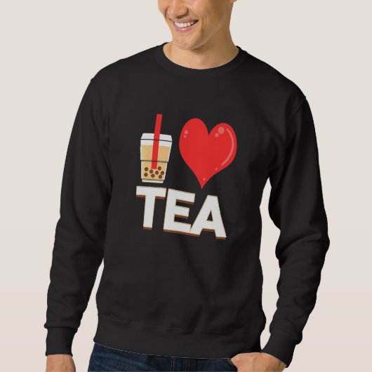 Sweatshirt J'aime le Bubble Tea Bubble Tea (Devant)