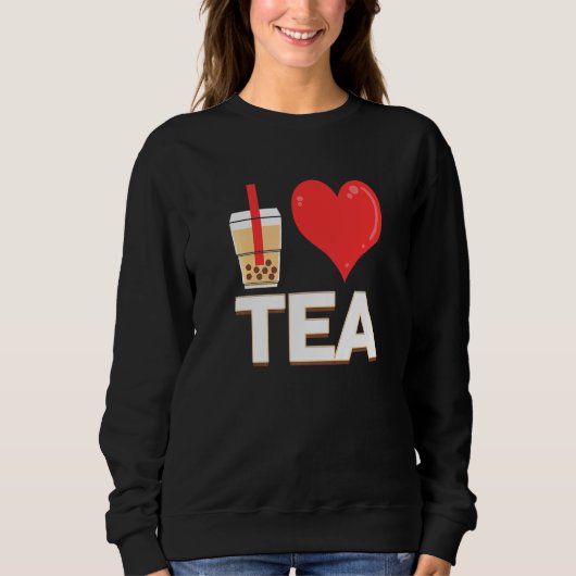 Sweatshirt J'aime le Bubble Tea Bubble Tea (Devant)