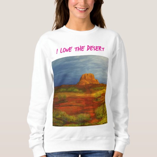 Sweatshirt J'Aime Le Désert (Devant)