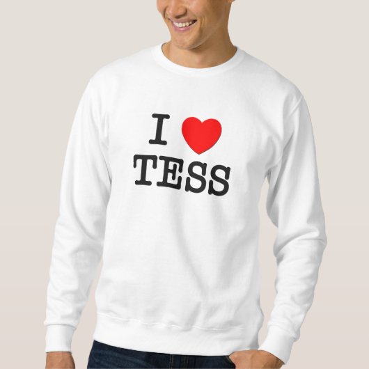 Sweatshirt J'aime le TESS (Devant)