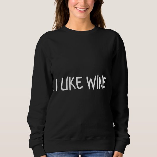 Sweatshirt J'Aime Le Vin (Devant)