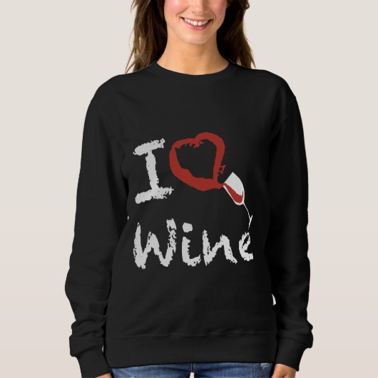 Sweatshirt J'Aime Le Vin (Devant)