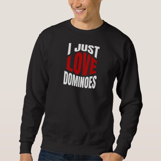 Sweatshirt J'Aime Les Dominos (Devant)