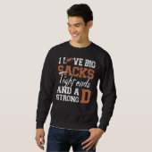 Sweatshirt J'Aime Les Grands Sacs, Les Extrémités Serrées Et (Devant entier)